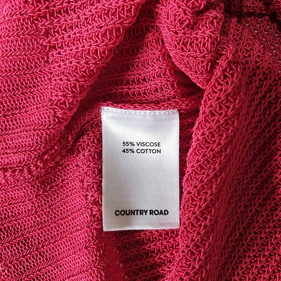 Country Road | V Neck & Back Sweater - Pink - Picture 8 of 12